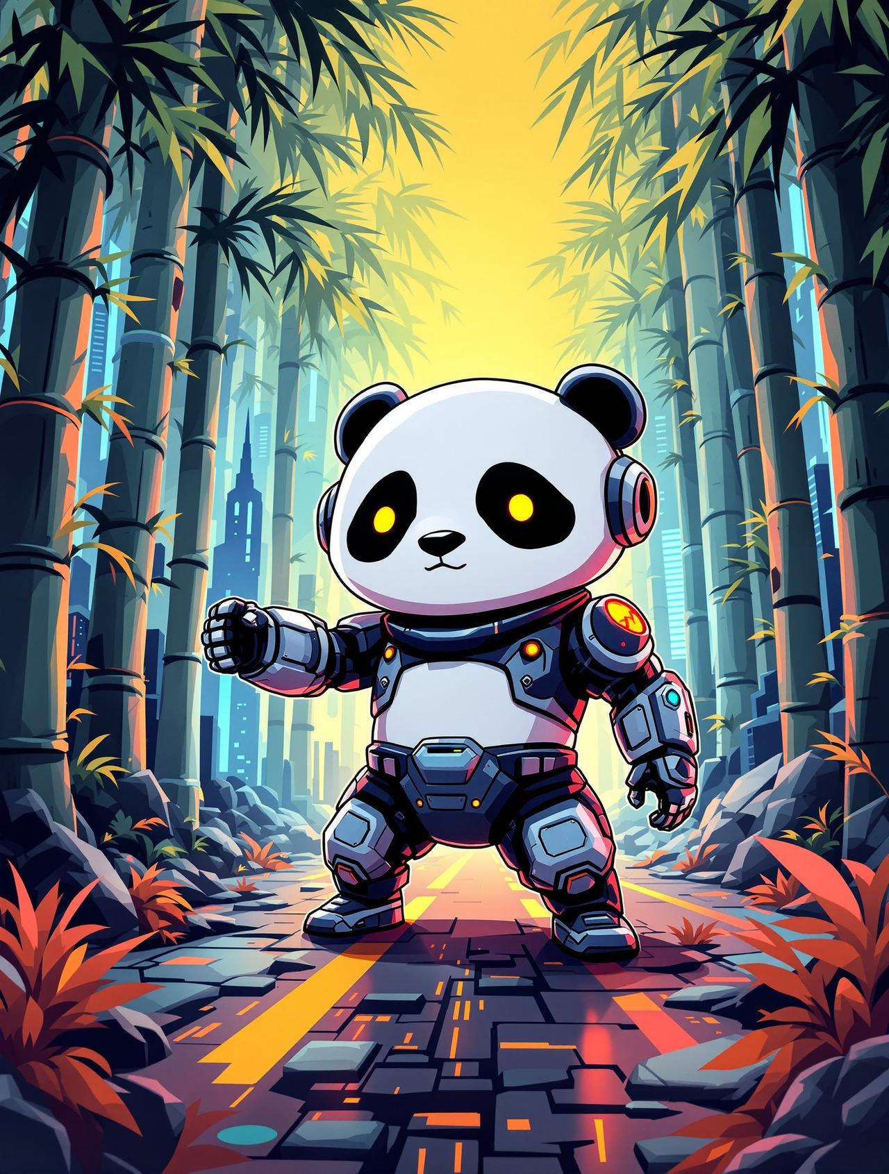 赛博熊猫 - Cyber Panda - 66影视动漫生产线